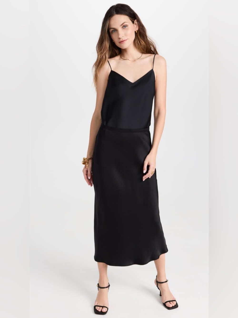 Anine Bing Bar Silk Skirt